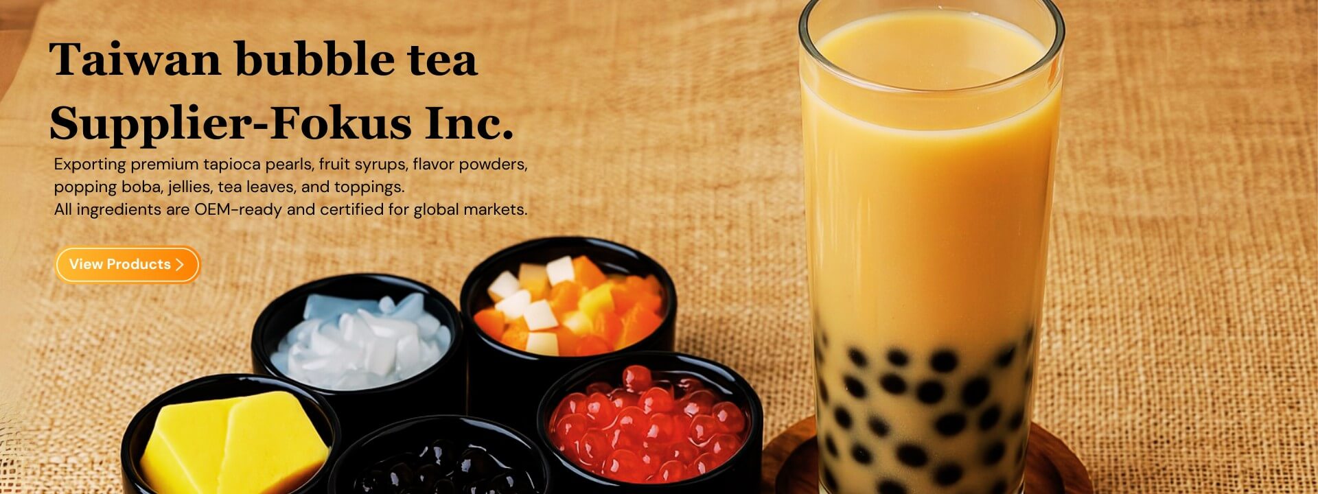 Exclusive private label bubble tea products for enhancing brand value and profit margins in the beverage industry