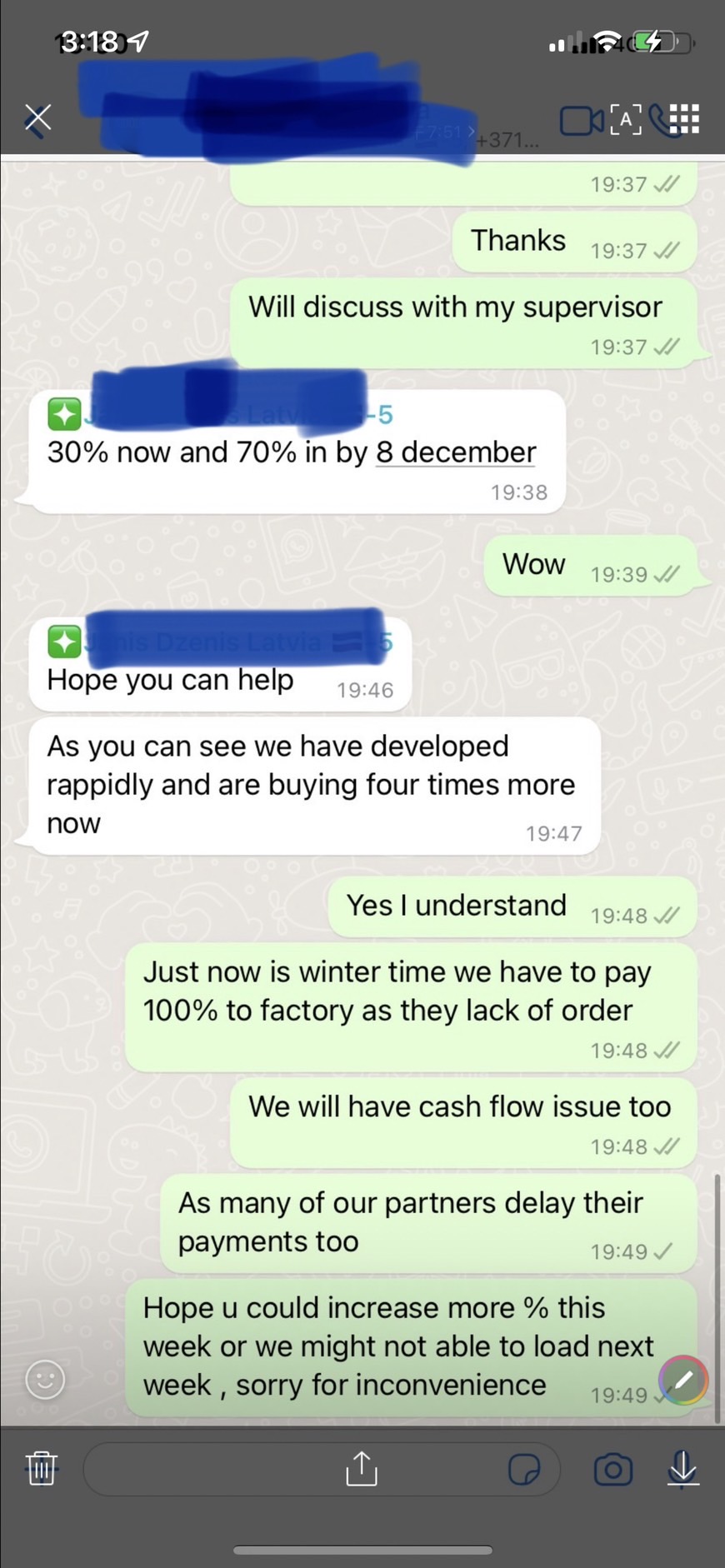 Communication of Bubble Tea Shop Business