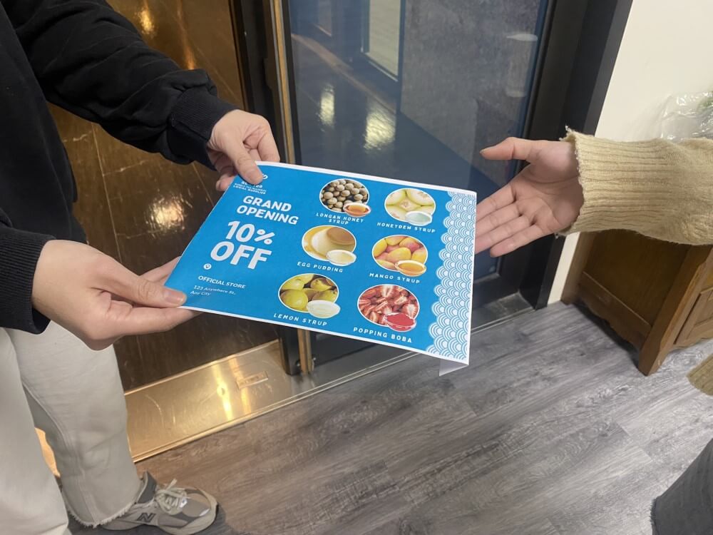 Bubble tea shop through word-of-mouth marketing