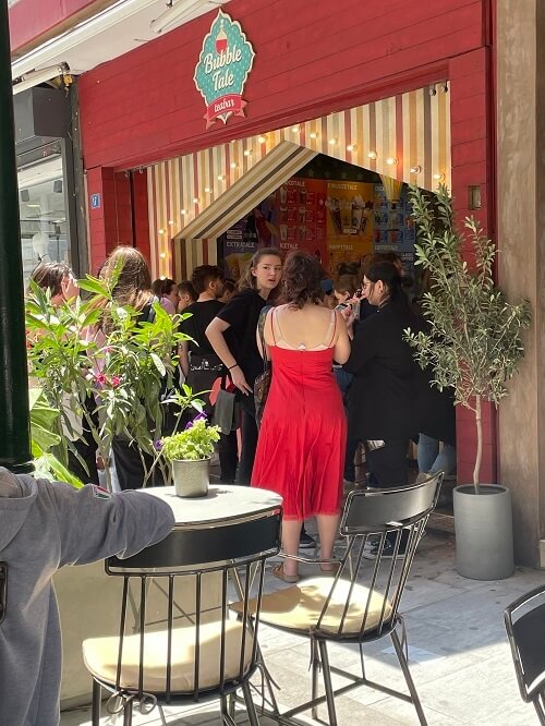 bubble tea in Greece bubbletale