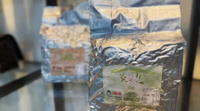 Tea export inspection process illustration – showing regulatory compliance, safety testing, and certification for EU and US markets