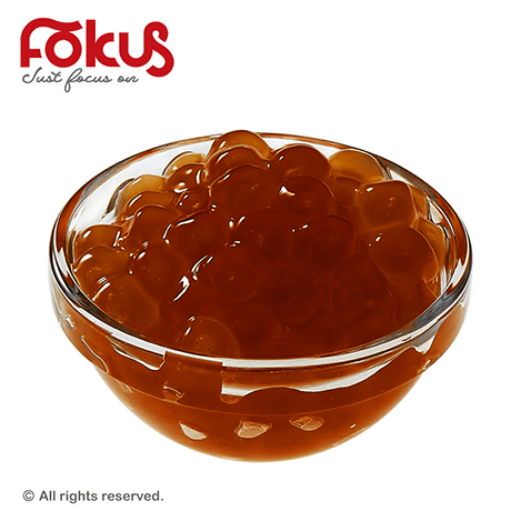Wholesale brown sugar crystal boba pearls – chewy bubble tea toppings supplied globally to cafés, restaurants, and bars