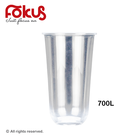 Q series - 24oz/700ml PP Plastic Cups ( 95mm )
