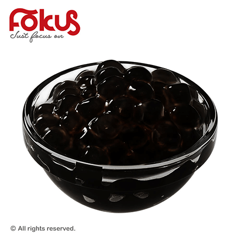 Wholesale black tapioca boba pearls for global bubble tea ingredient supply
